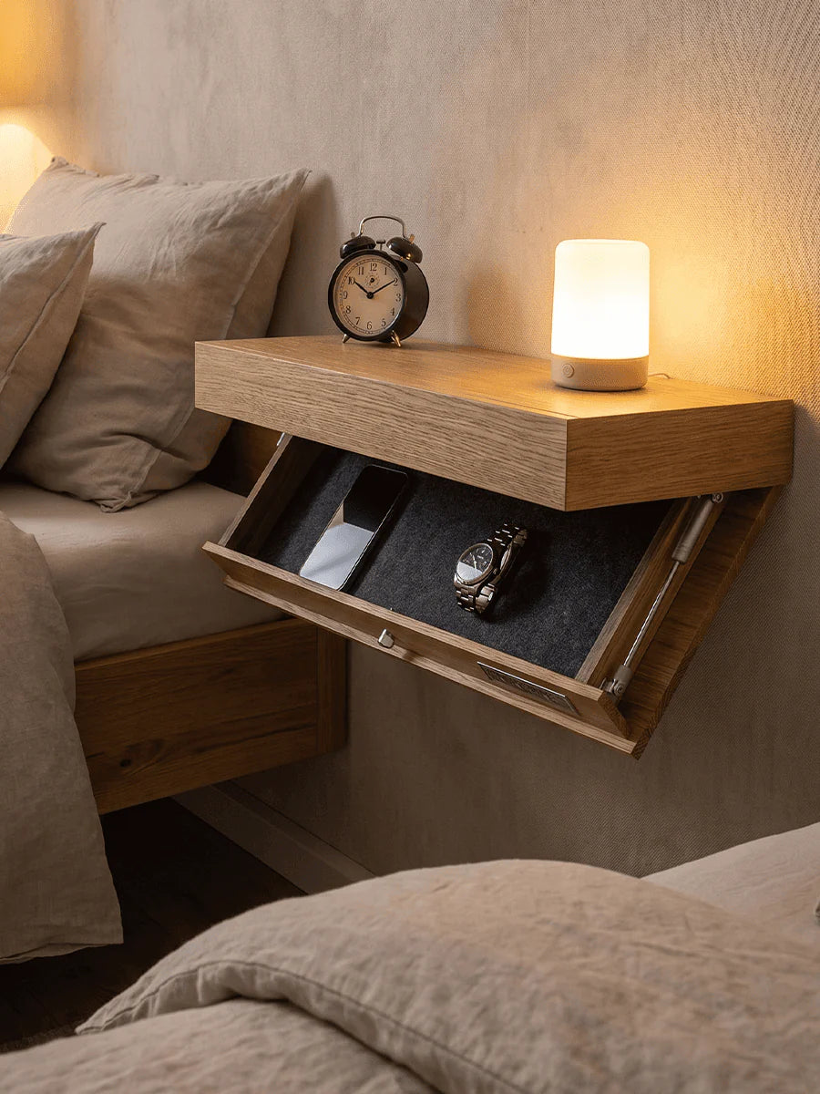 Luxury Floating Wall Shelf with Secret Compartment | 10inch
