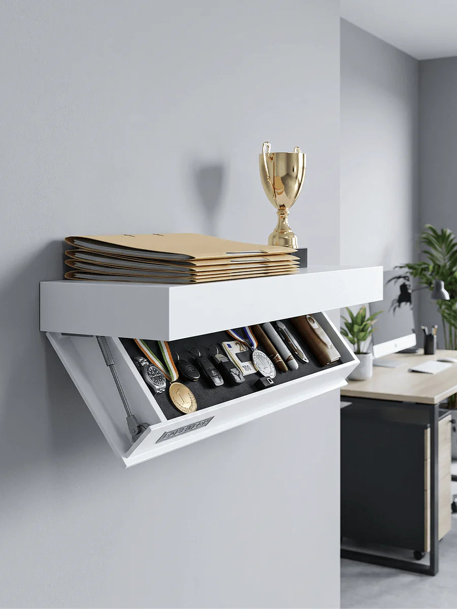 Luxury Floating Wall Shelf with Secret Compartment | 10inch