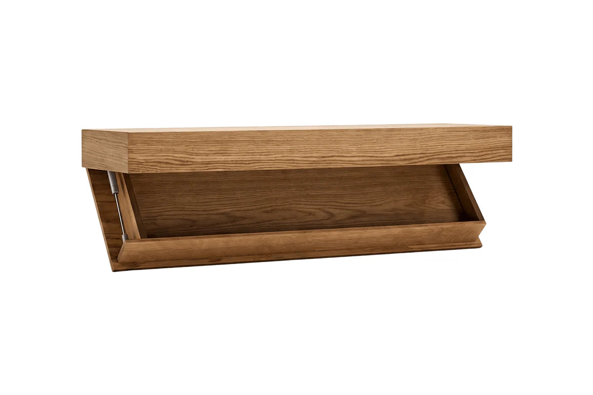 Luxury Floating Wall Shelf with Secret Compartment | 10inch