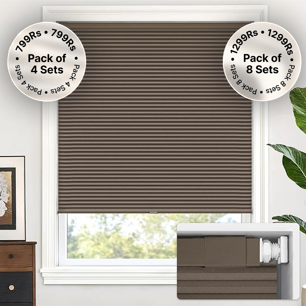 LazBlinds No Drill Cordless Cellular Shades