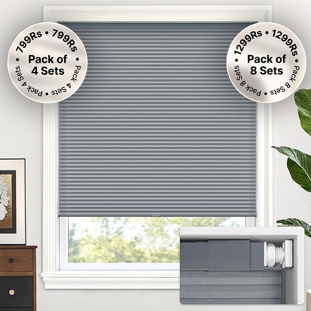 LazBlinds No Drill Cordless Cellular Shades