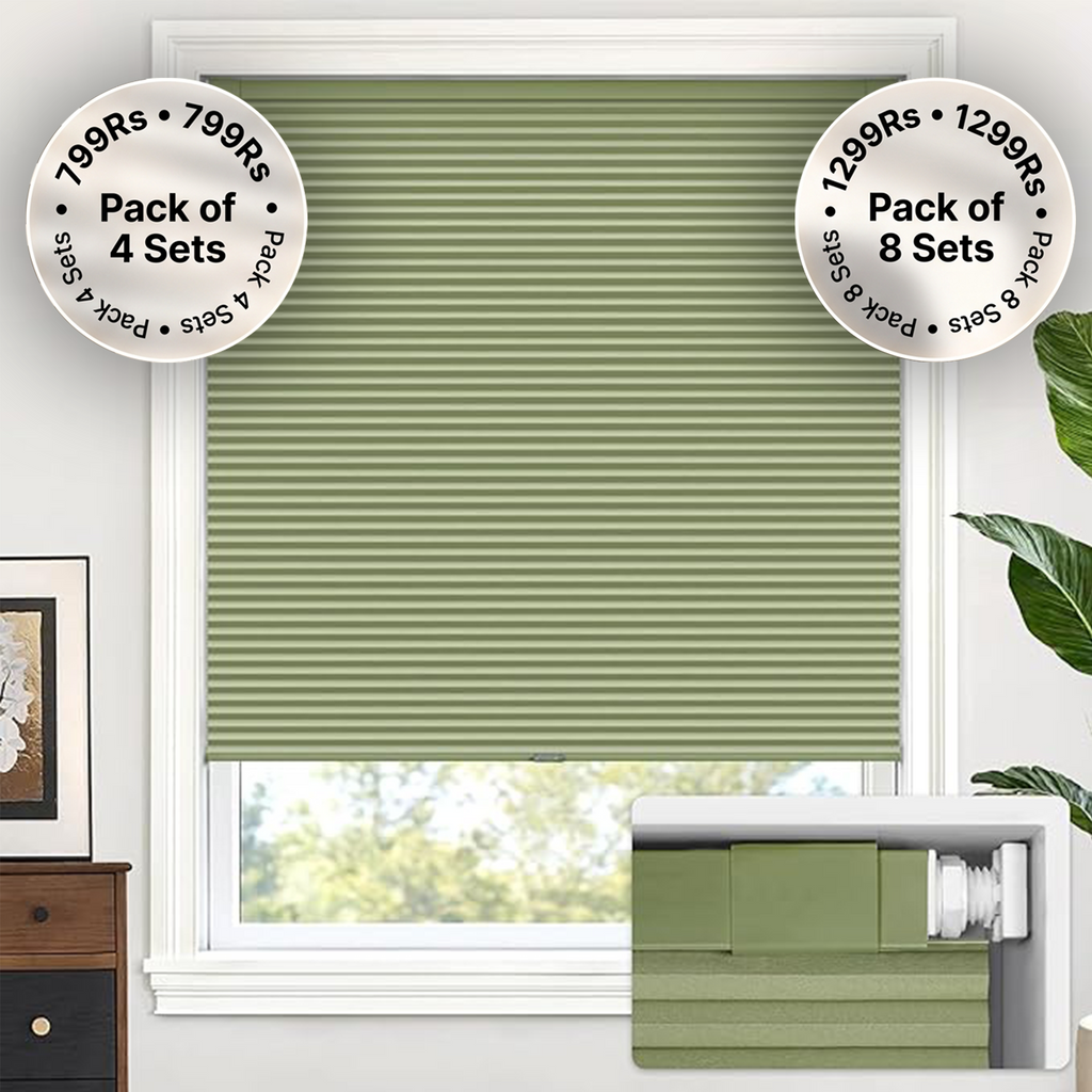 LazBlinds No Drill Cordless Cellular Shades