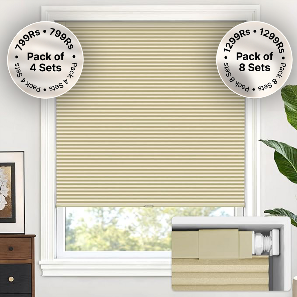 LazBlinds No Drill Cordless Cellular Shades