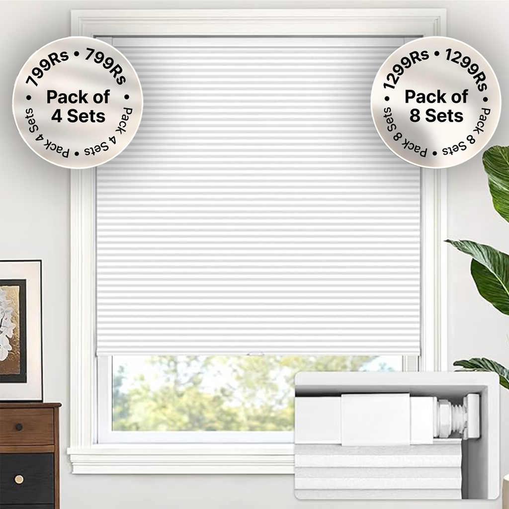 LazBlinds No Drill Cordless Cellular Shades