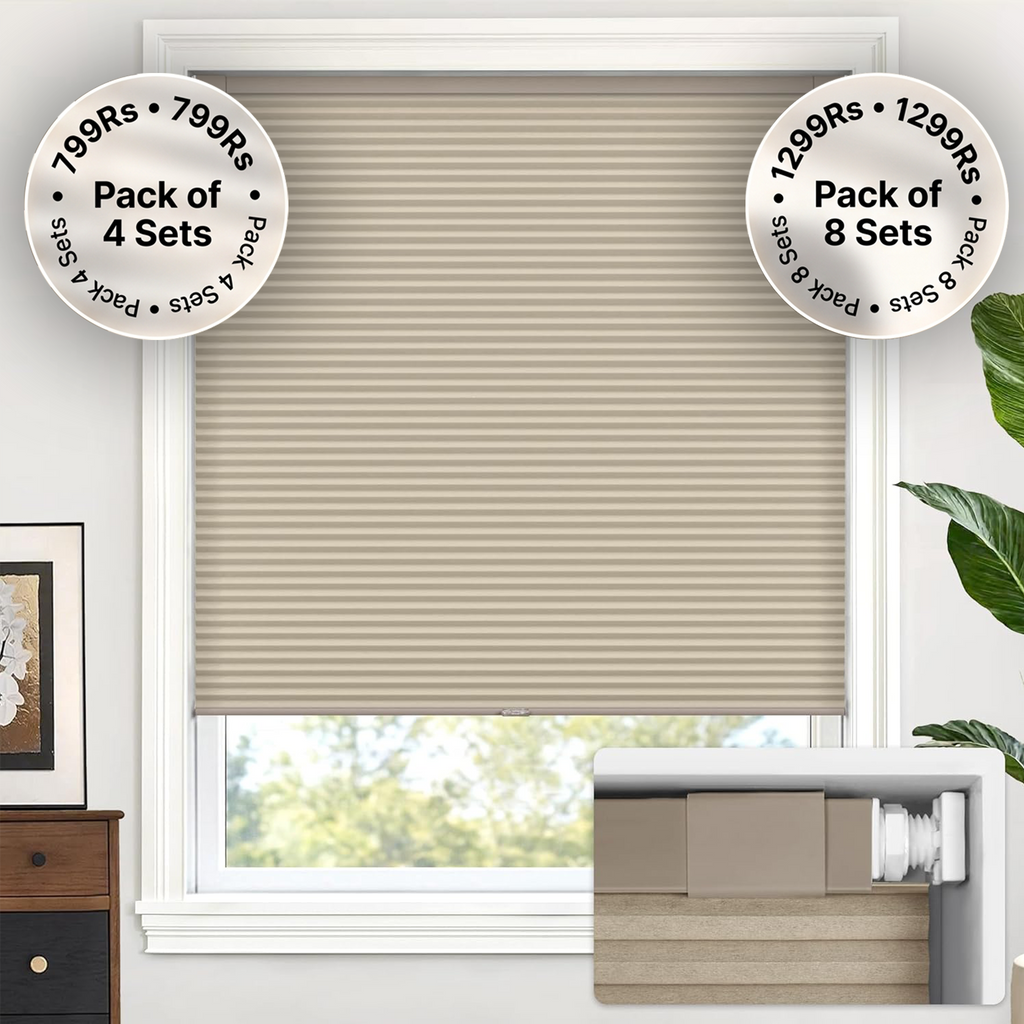 LazBlinds No Drill Cordless Cellular Shades