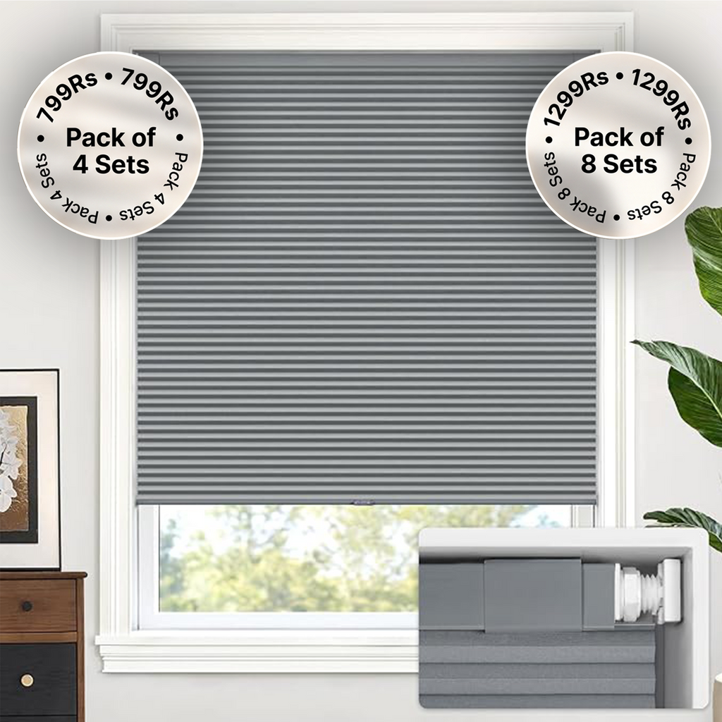 LazBlinds No Drill Cordless Cellular Shades