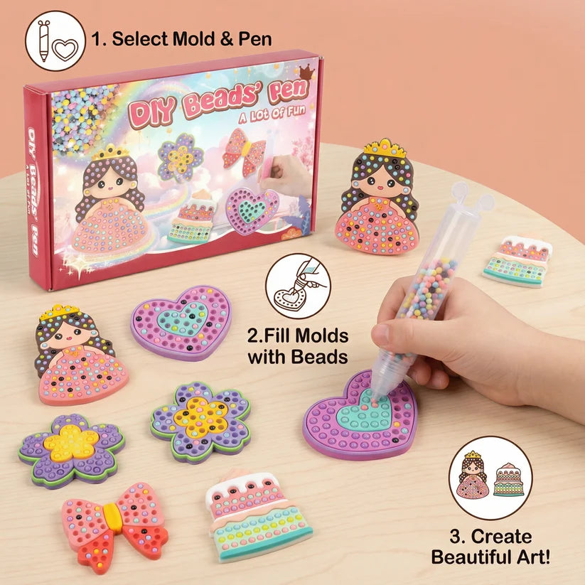 DIY Magical Bead Painting Set | Boosts Creativity & Motor Skills