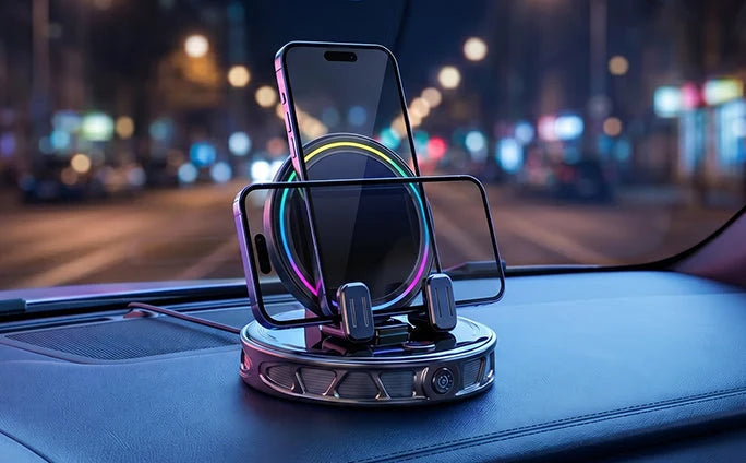 Smart Automatic Car Phone Holder | With RGB Holder