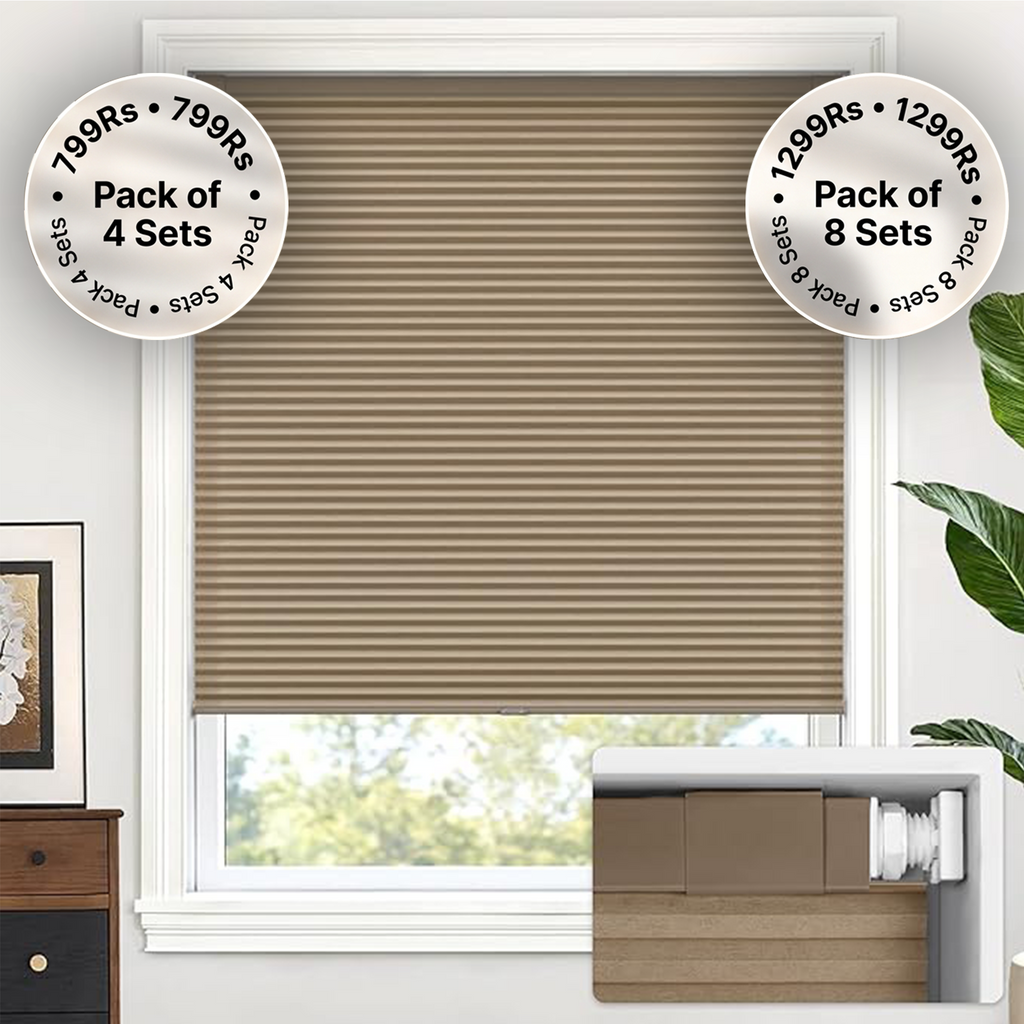 LazBlinds No Drill Cordless Cellular Shades