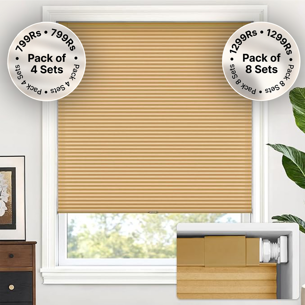 LazBlinds No Drill Cordless Cellular Shades