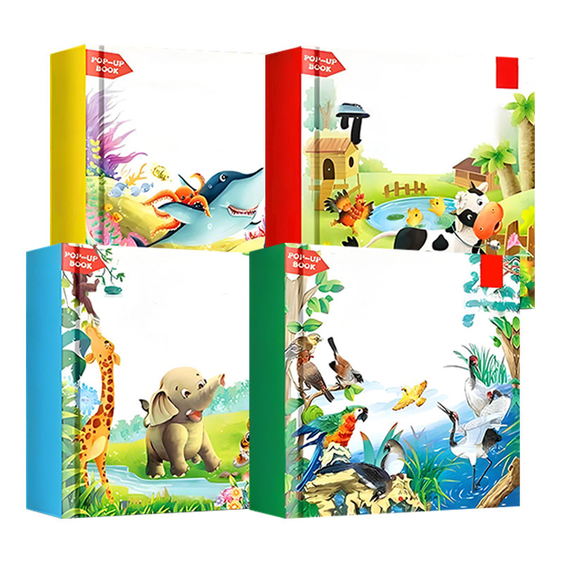 Animal Themed Pop-Up Educational Books