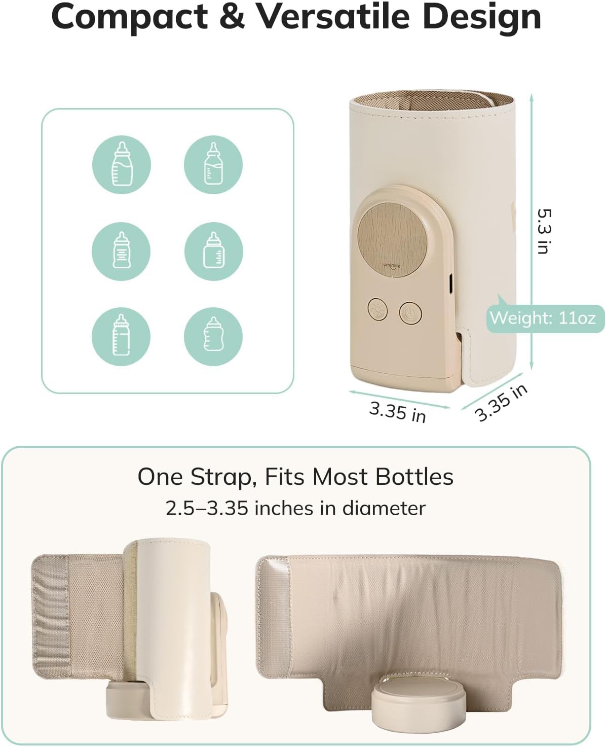 Portable Bottle Warmer for Travel | Safe & Easy To Clean