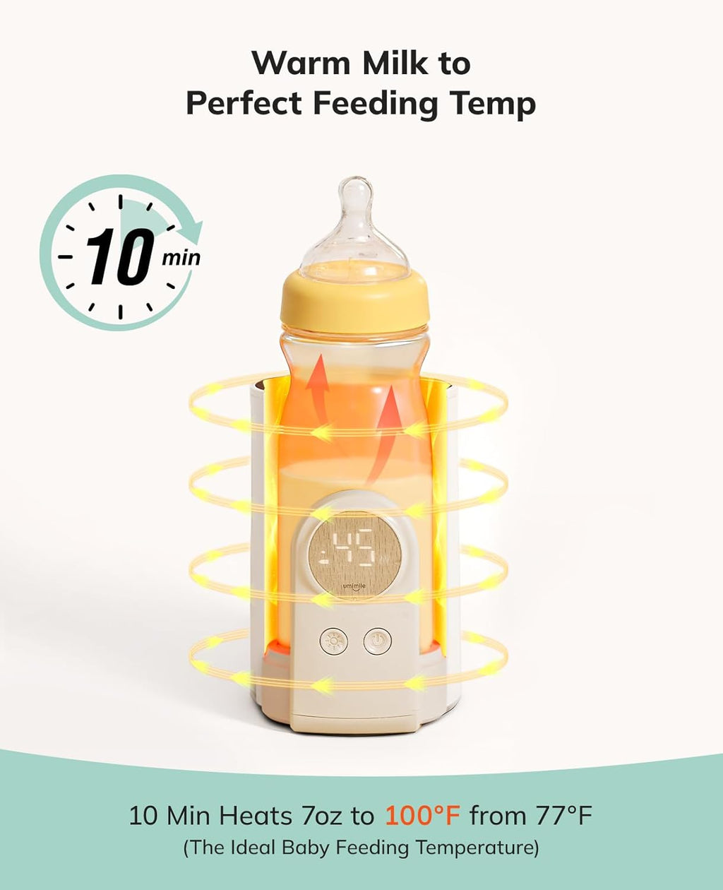 Portable Bottle Warmer for Travel | Safe & Easy To Clean