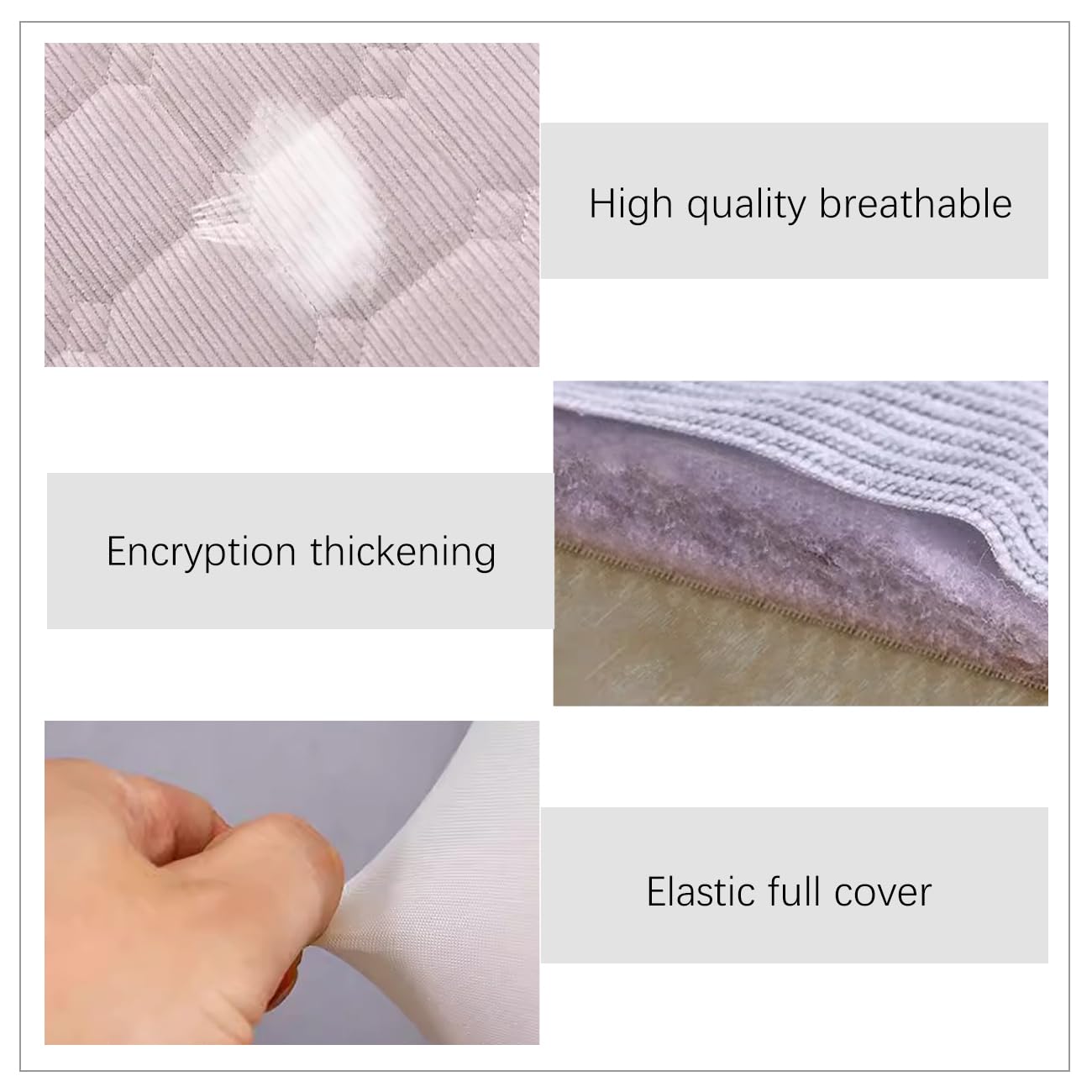 Stretch Padded Headboard Cover | Buy 1 Get 1 FREE