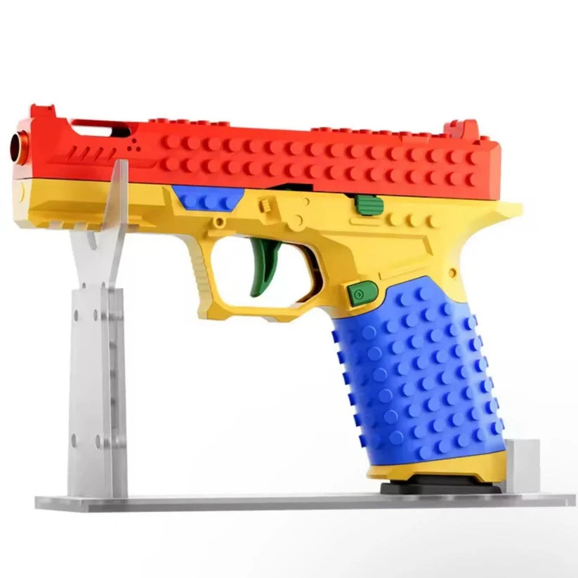 Building Block Shell-Ejecting Toy Gun | Soft Bullets