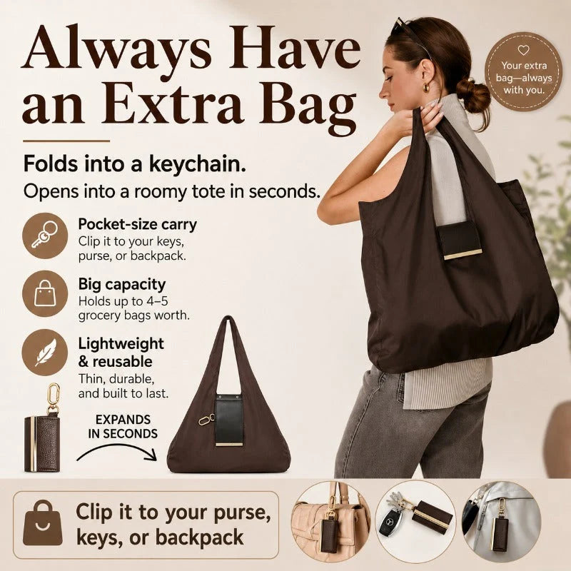 Expandable Keychain Tote Bag | Buy 1 Get 1 FREE