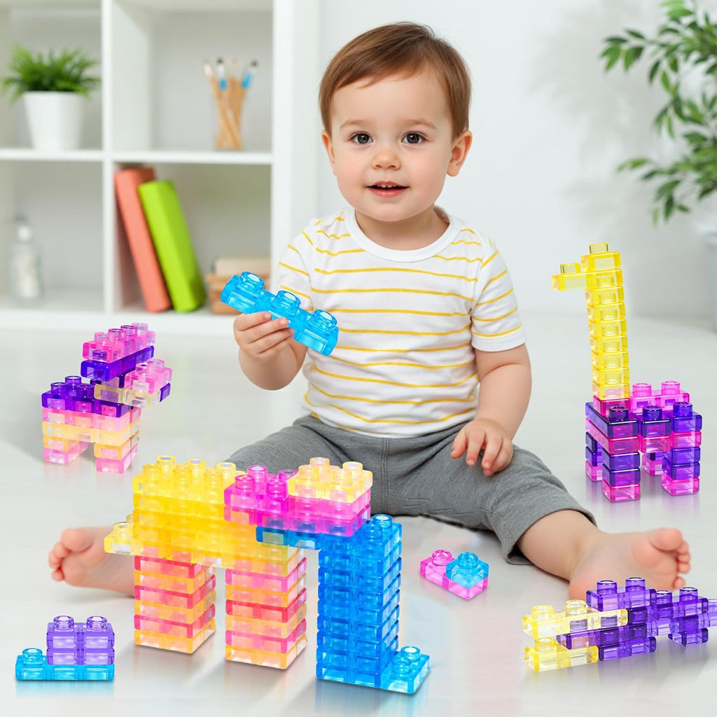Jelly Block - 40 PCS Sensory Soft Building Blocks | Buy 1 Get 1 FREE