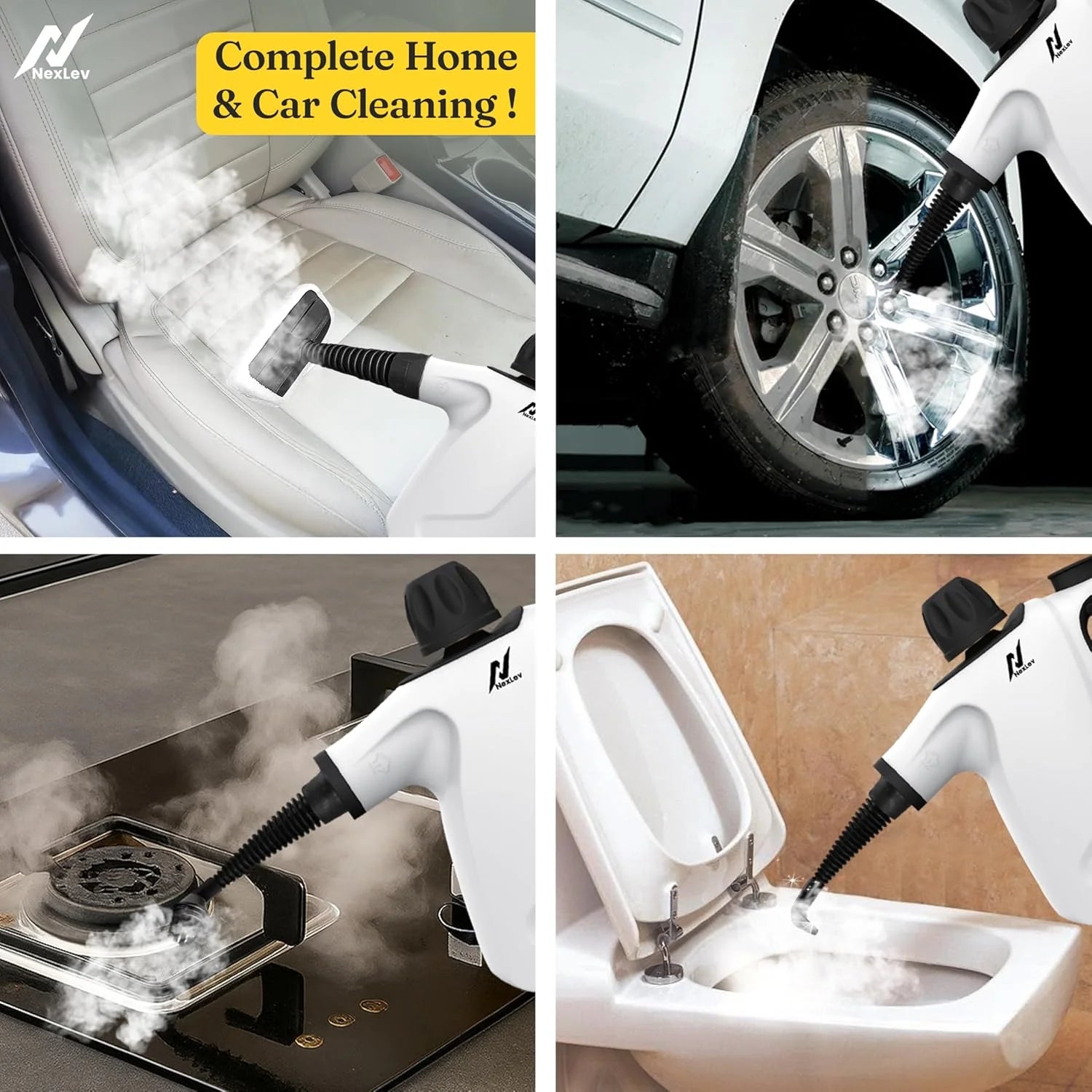All in One Steam Cleaner | With Accessories | Multi Surface Cleaner