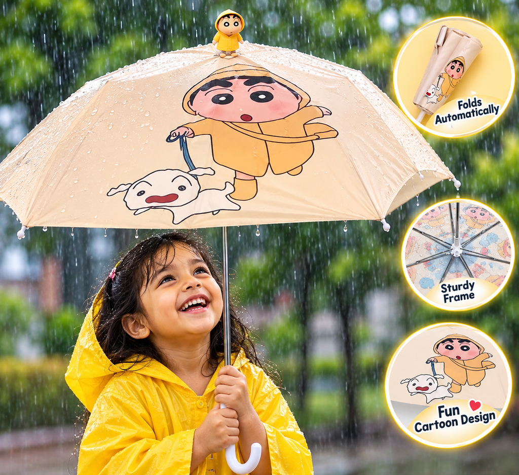 Shin-chan Automatic Umbrella | Buy 1 Get 1 FREE