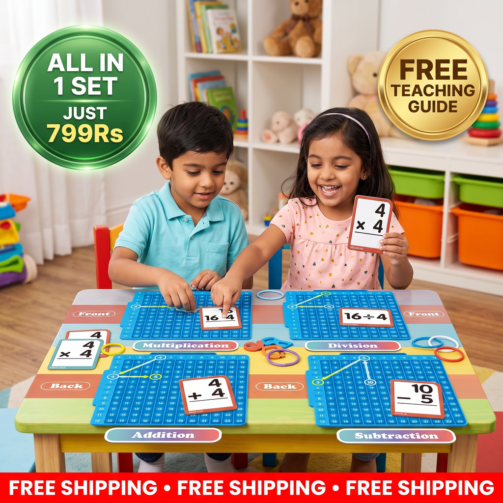 Interactive Math Practice Kit | Set of 332 Pcs