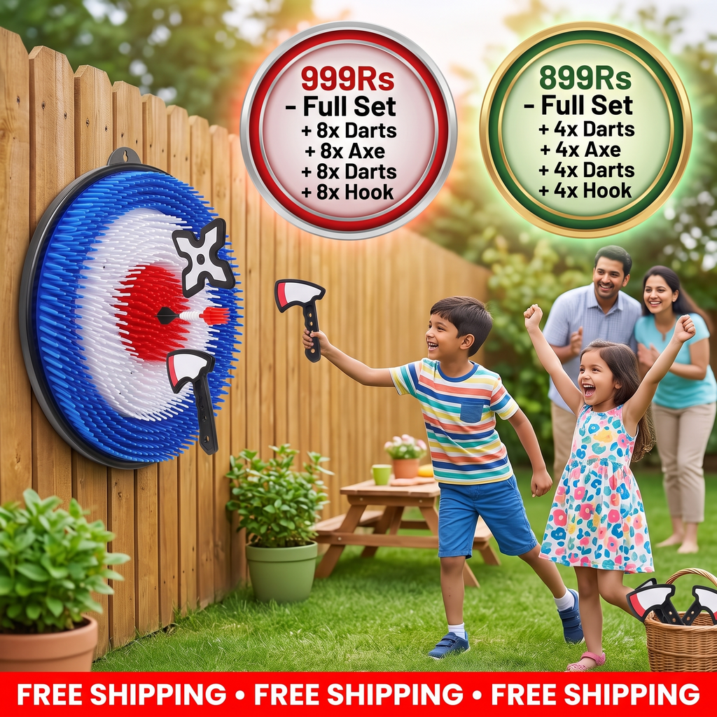 Backyard Axe Throwing Game | Perfect Gift For Kids | 100% Kid Safe