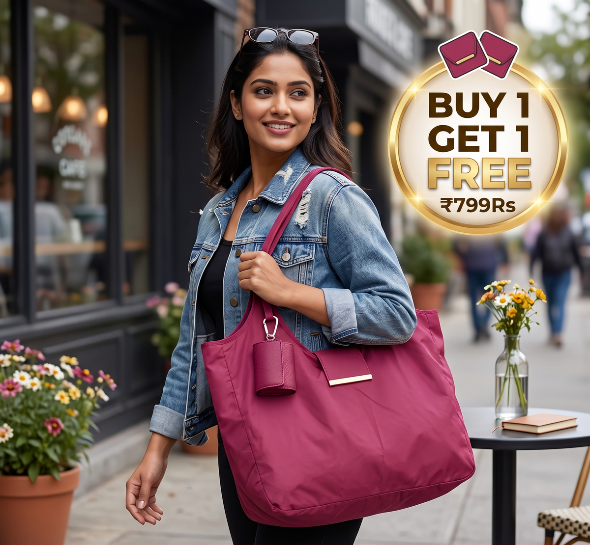 Expandable Keychain Tote Bag | Buy 1 Get 1 FREE