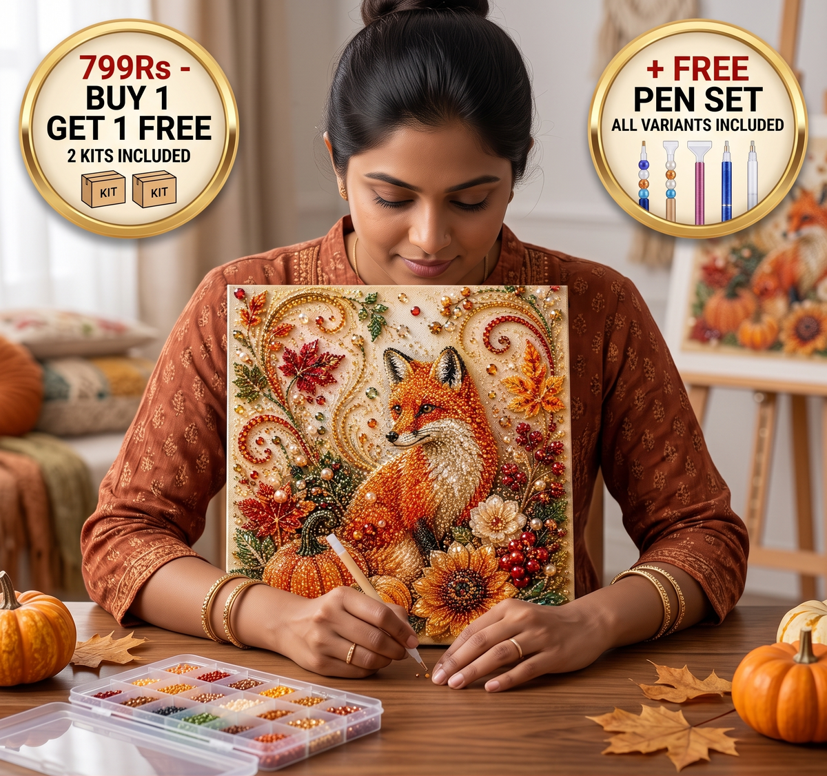 Pearl Creative Painting Kit | Buy 1 Get 1 FREE