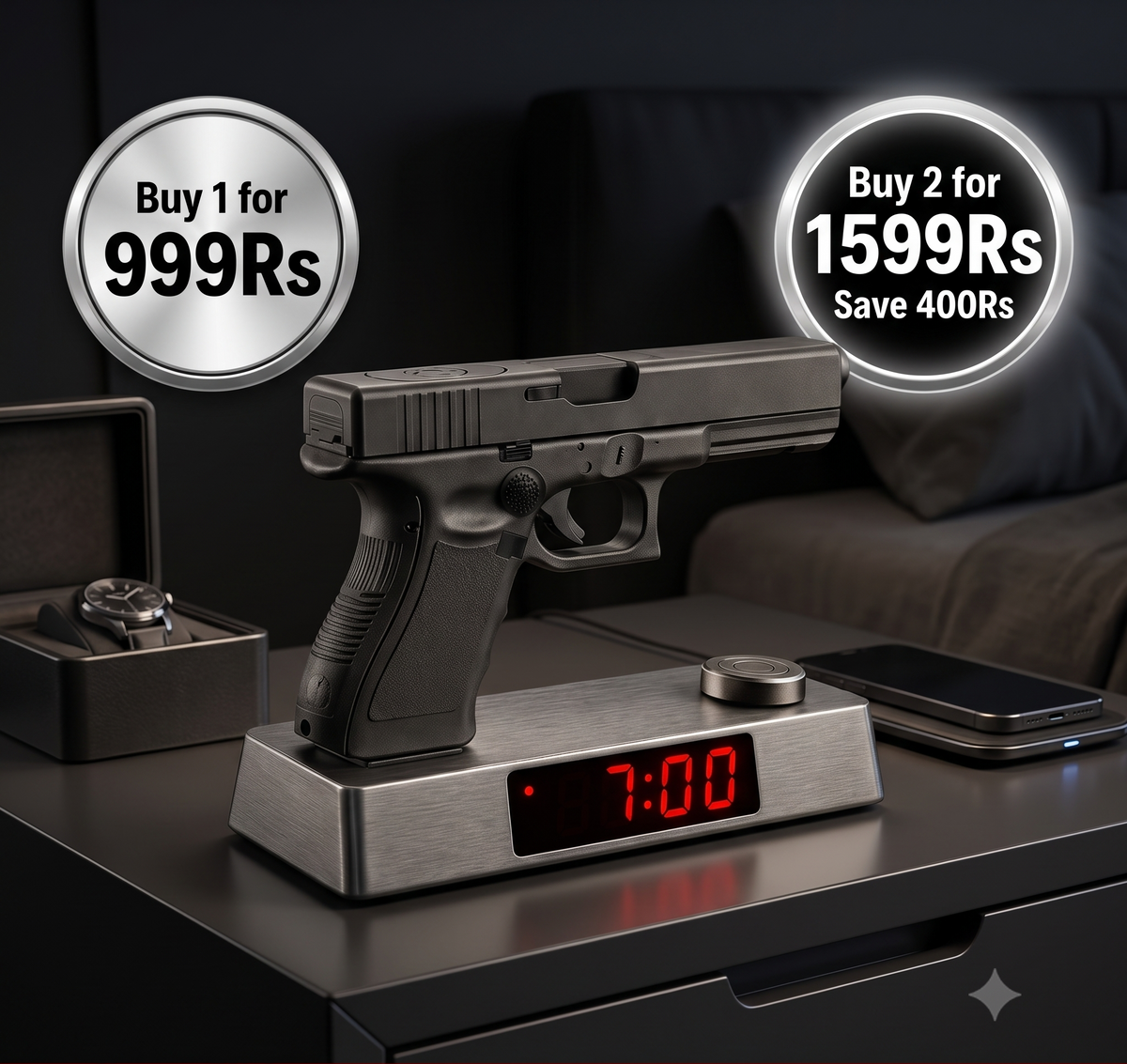 Shot Clock Alarm Clock