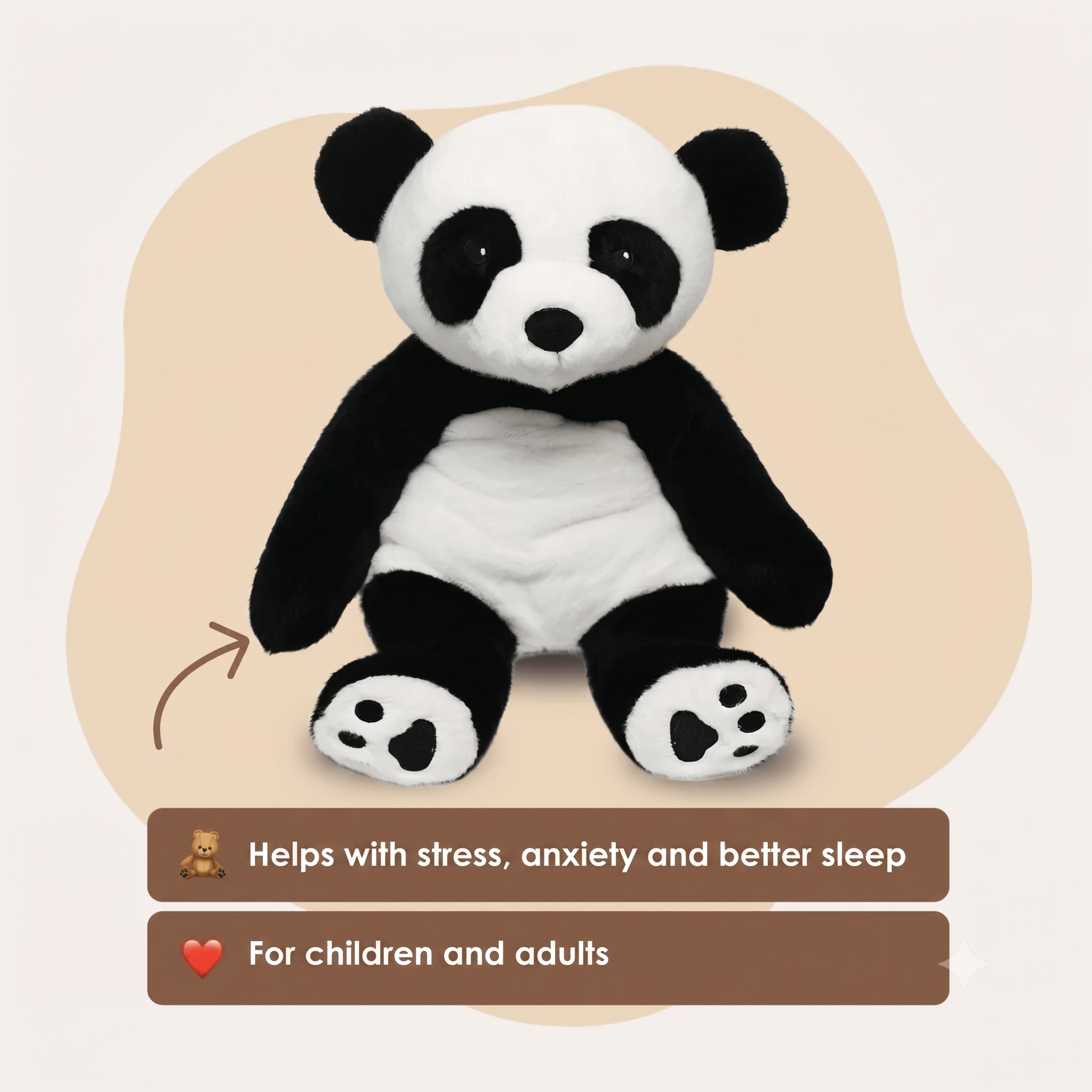 Weighted Plush Toy Companion | Hugs Back