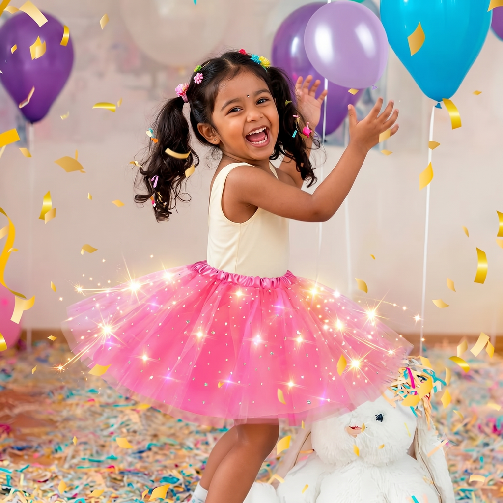 Magical & Glowing LED Tutu Skirt | FREE Hairpin