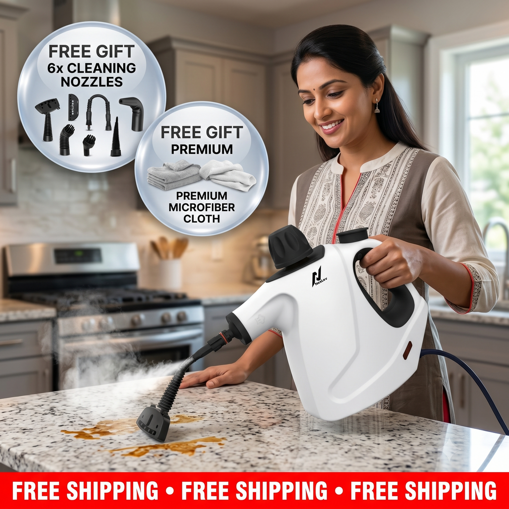 All in One Steam Cleaner | With Accessories | Multi Surface Cleaner