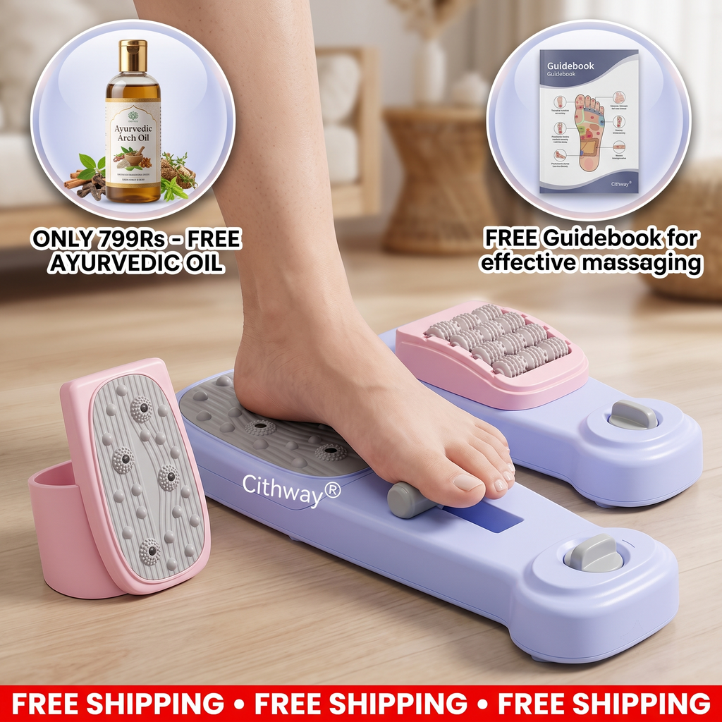 Magnetic Foot Arch Training Board | Fast Pain Relief | FREE Ayurvedic Pain-Relief Oil