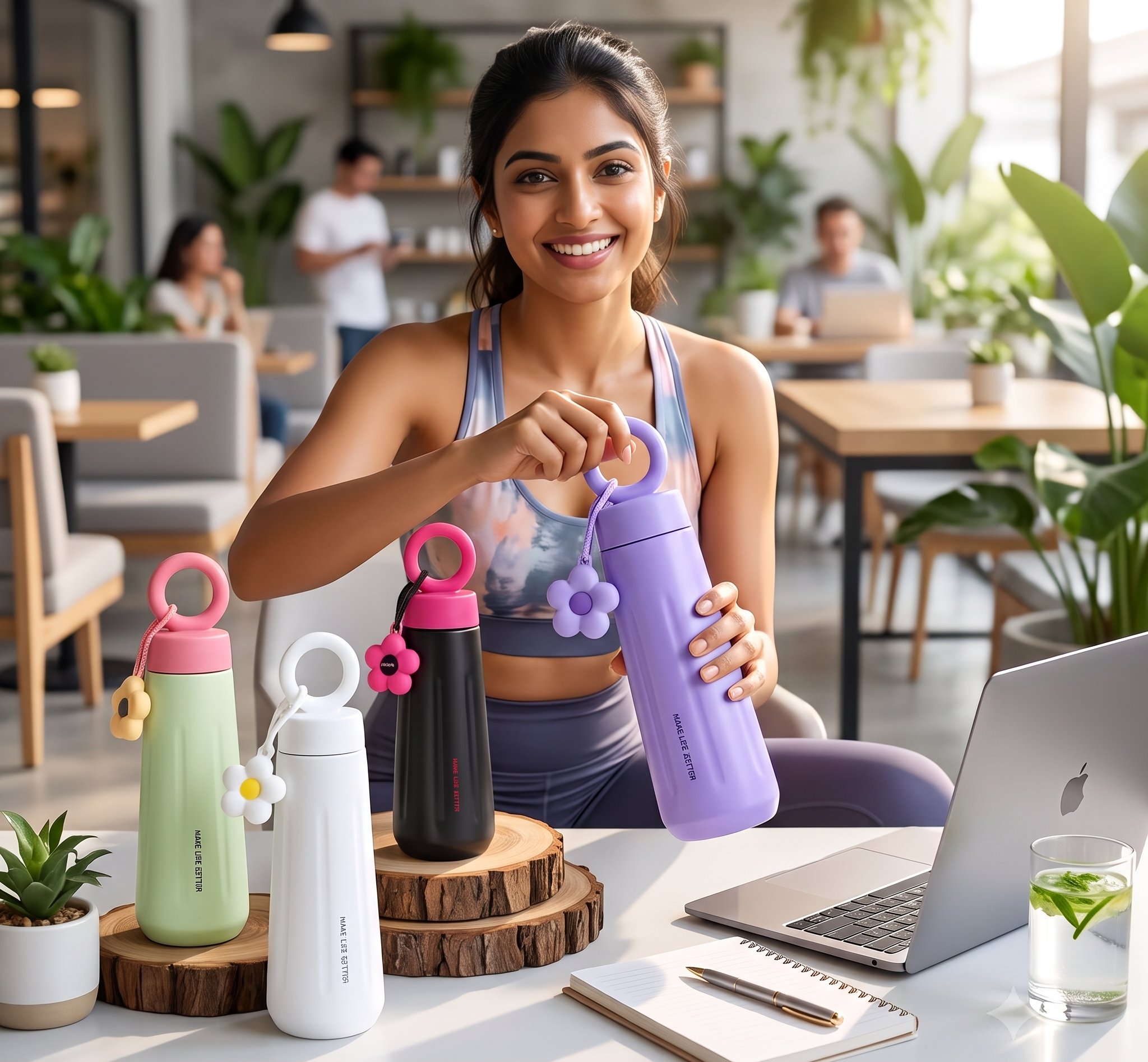 Flower Insulated Bottle - 500 ML | Buy 1 Get 1 FREE