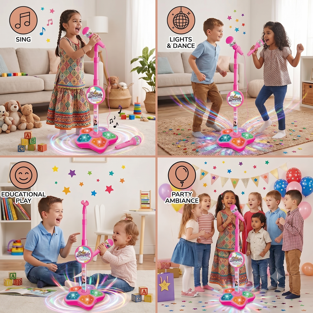 Karaoke Set For Kids | Musical Educational Game