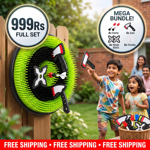 Backyard Axe Throwing Game | Perfect Gift For Kids | 100% Kid Safe
