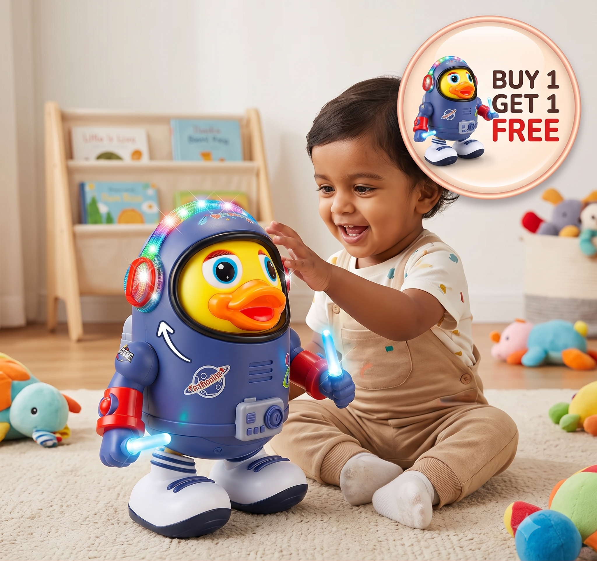 Dancing Astronaut Duck | Buy 1 Get 1 FREE