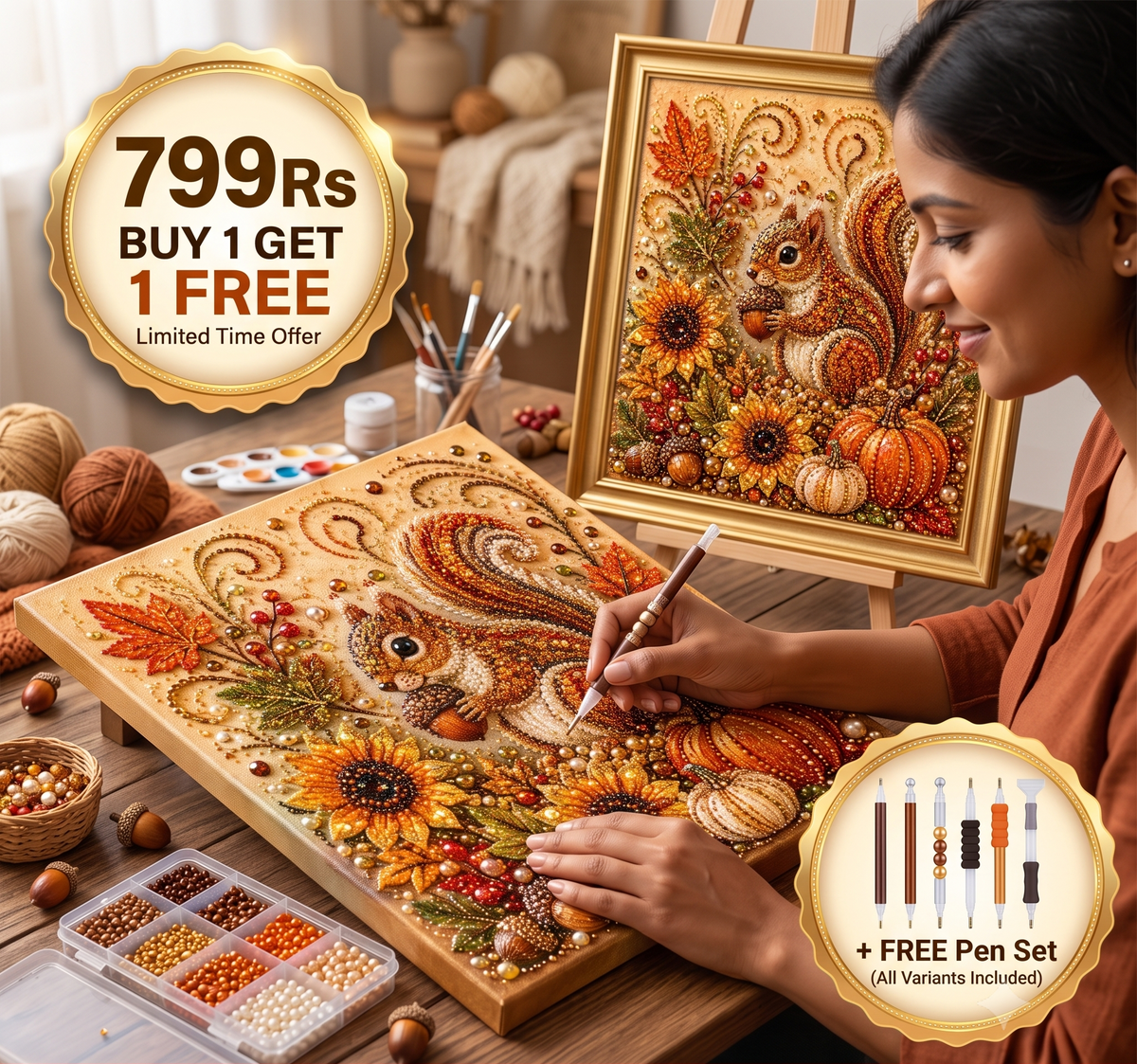 Pearl Creative Painting Kit | Buy 1 Get 1 FREE