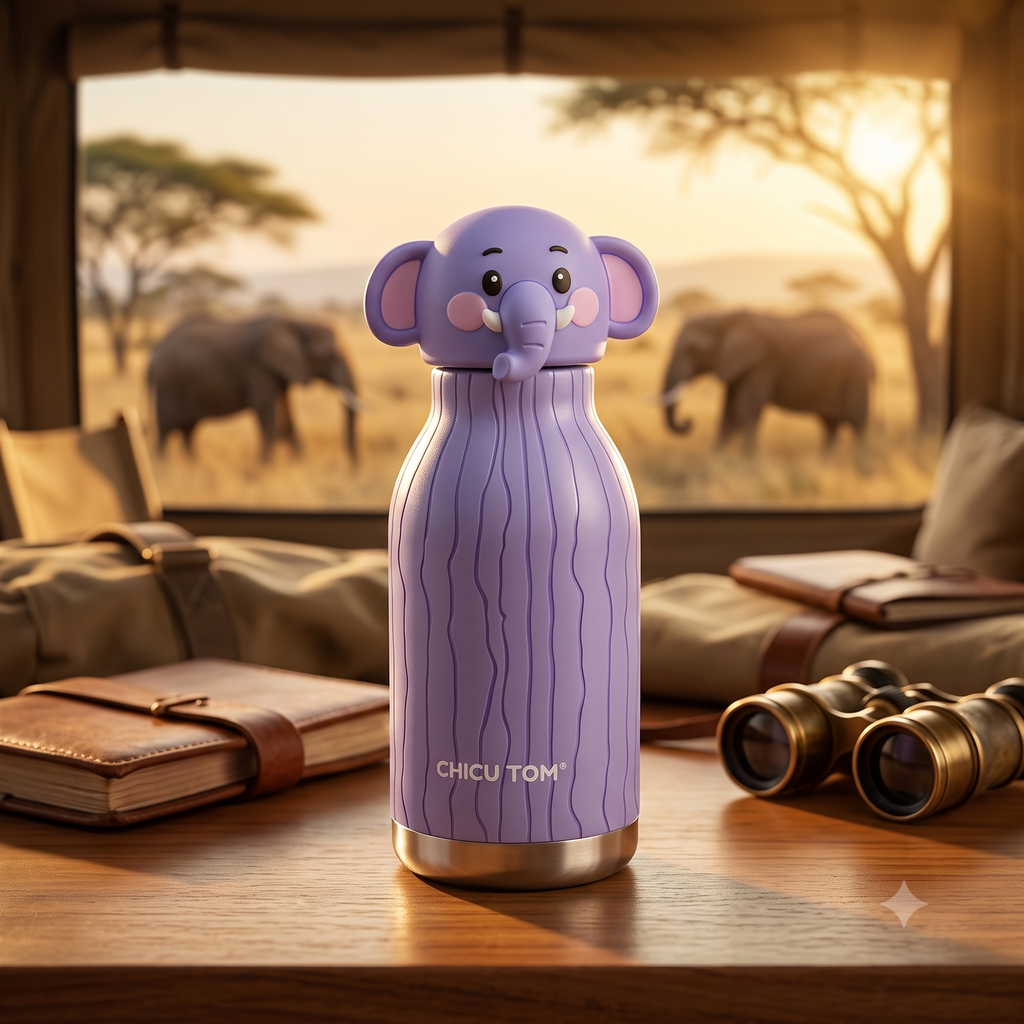 Animal Sipper Bottle | Stainless Steel | 480mL |  Buy 1 Get 1 FREE