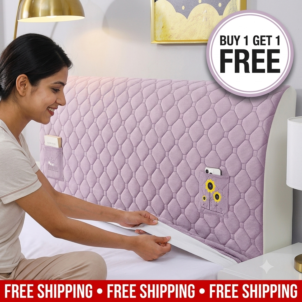 Stretch Padded Headboard Cover | Buy 1 Get 1 FREE