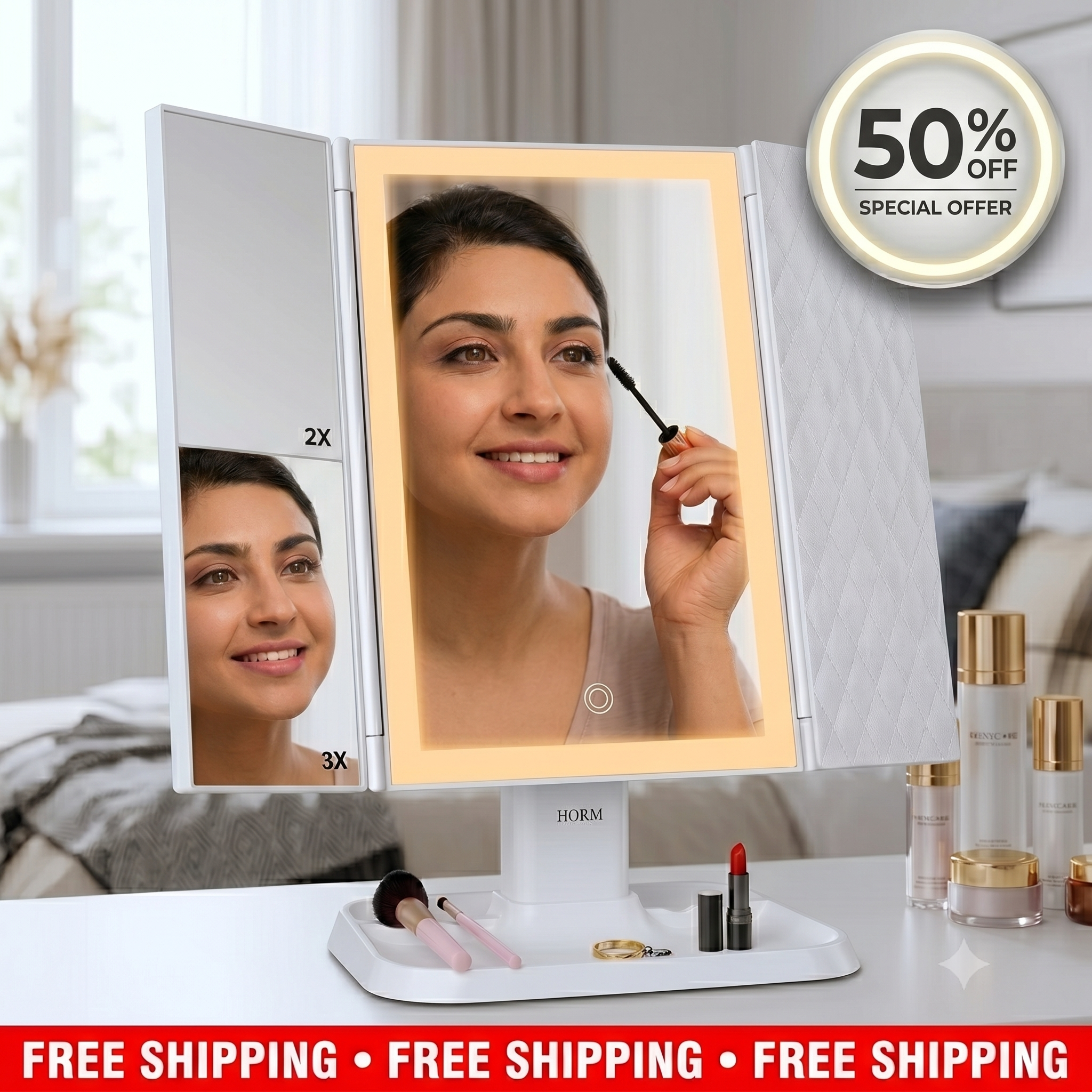 Glow Mirror | 3 Color Modes