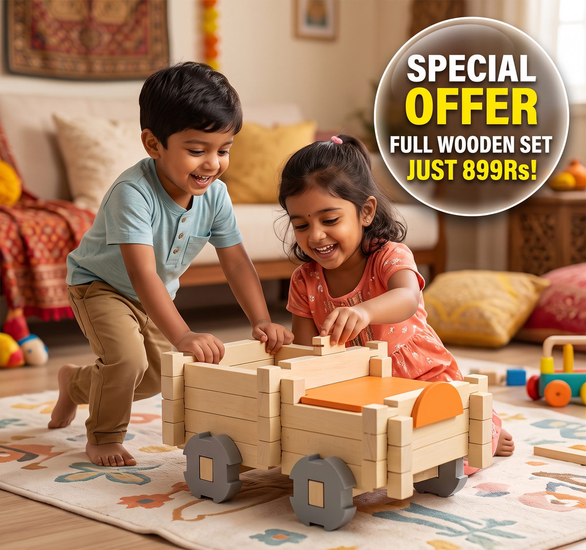 Wooden Montessori blocks | Fun & Educational