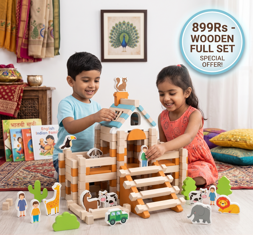 Wooden Montessori blocks | Fun & Educational