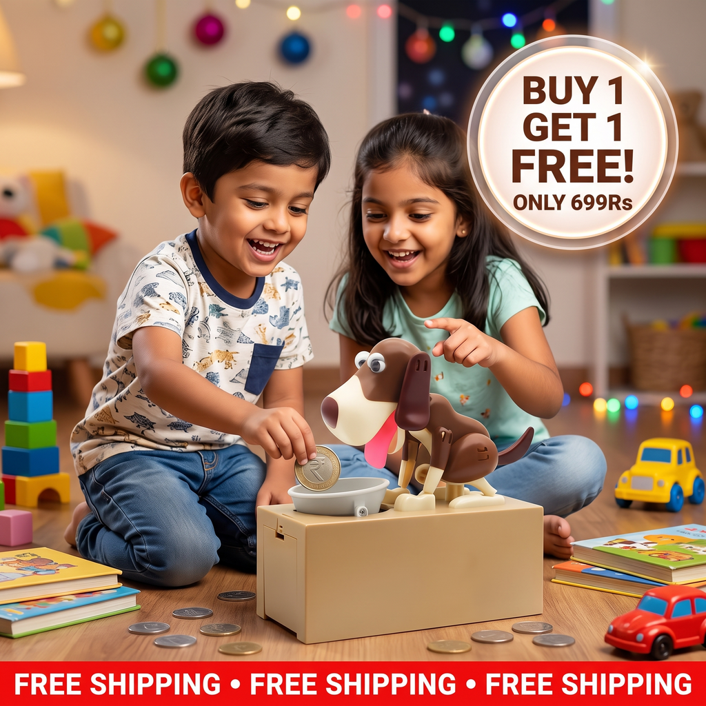 Coin Eating Puppy Bank | Perfect Interactive Gift Set