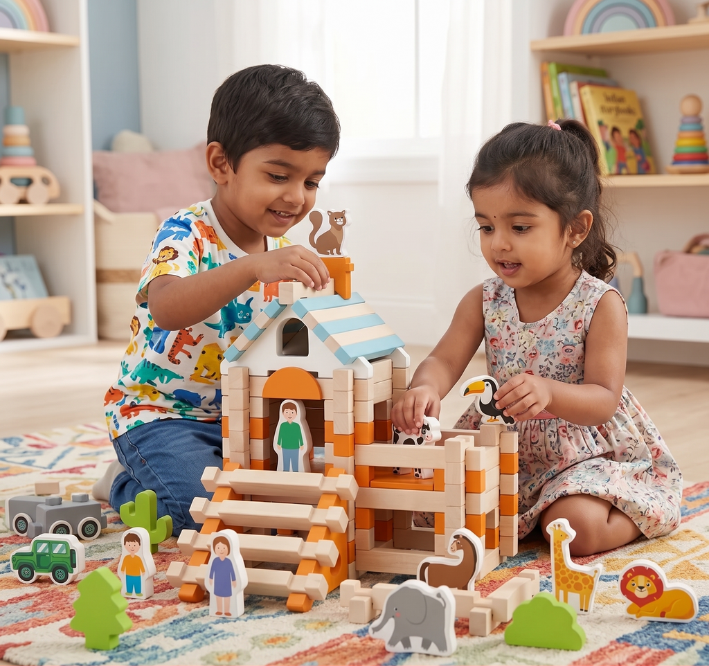 Wooden Montessori blocks | Fun & Educational