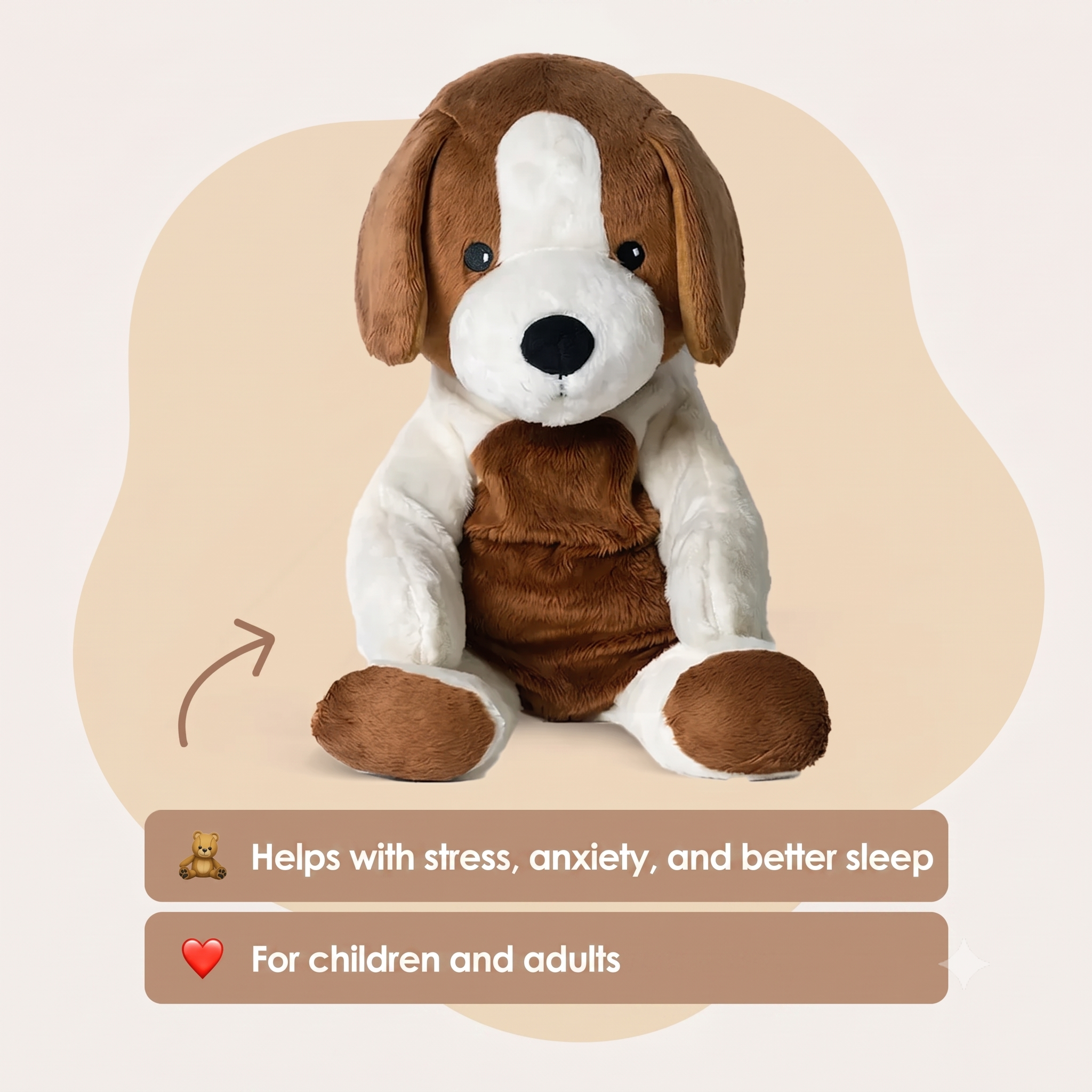 Weighted Plush Toy Companion | Hugs Back