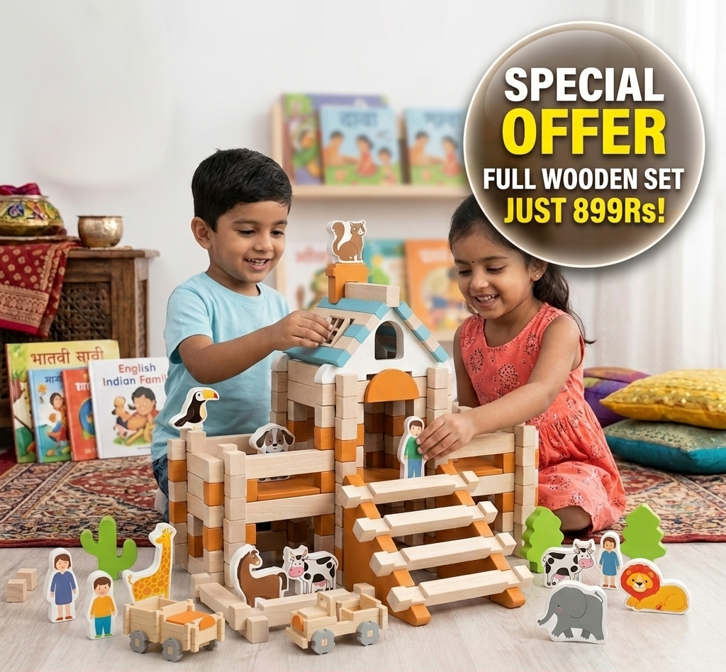 Wooden Montessori blocks | Fun & Educational