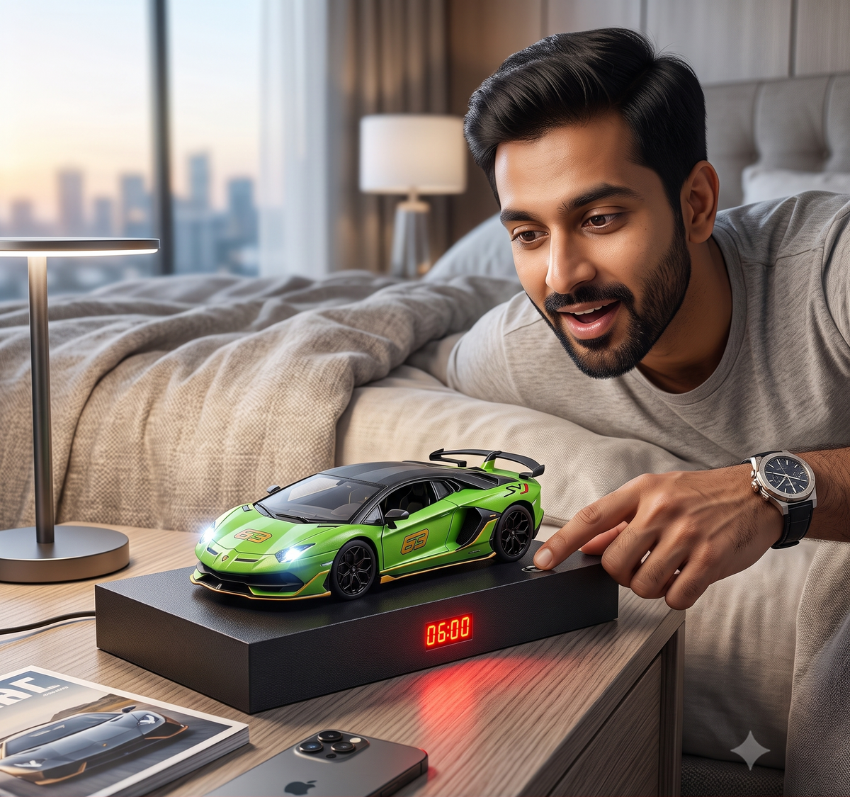 Hypercar Alarm Clock | Realistic Engine Sound