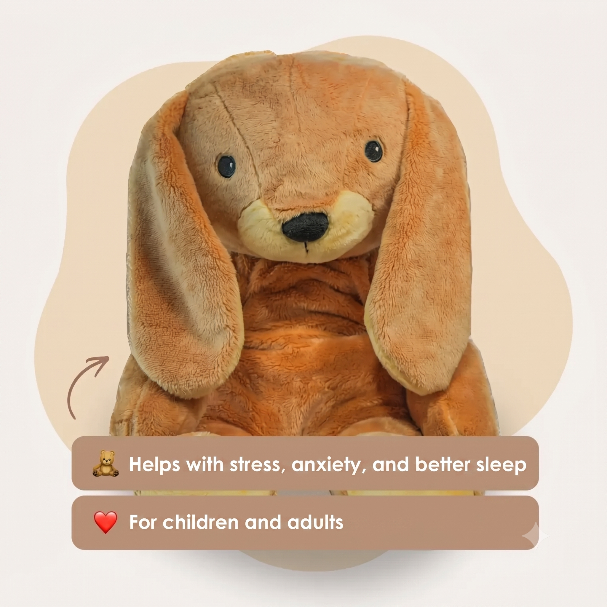 Weighted Plush Toy Companion | Hugs Back