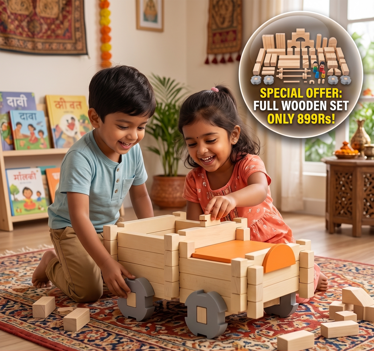 Wooden Montessori blocks | Fun & Educational