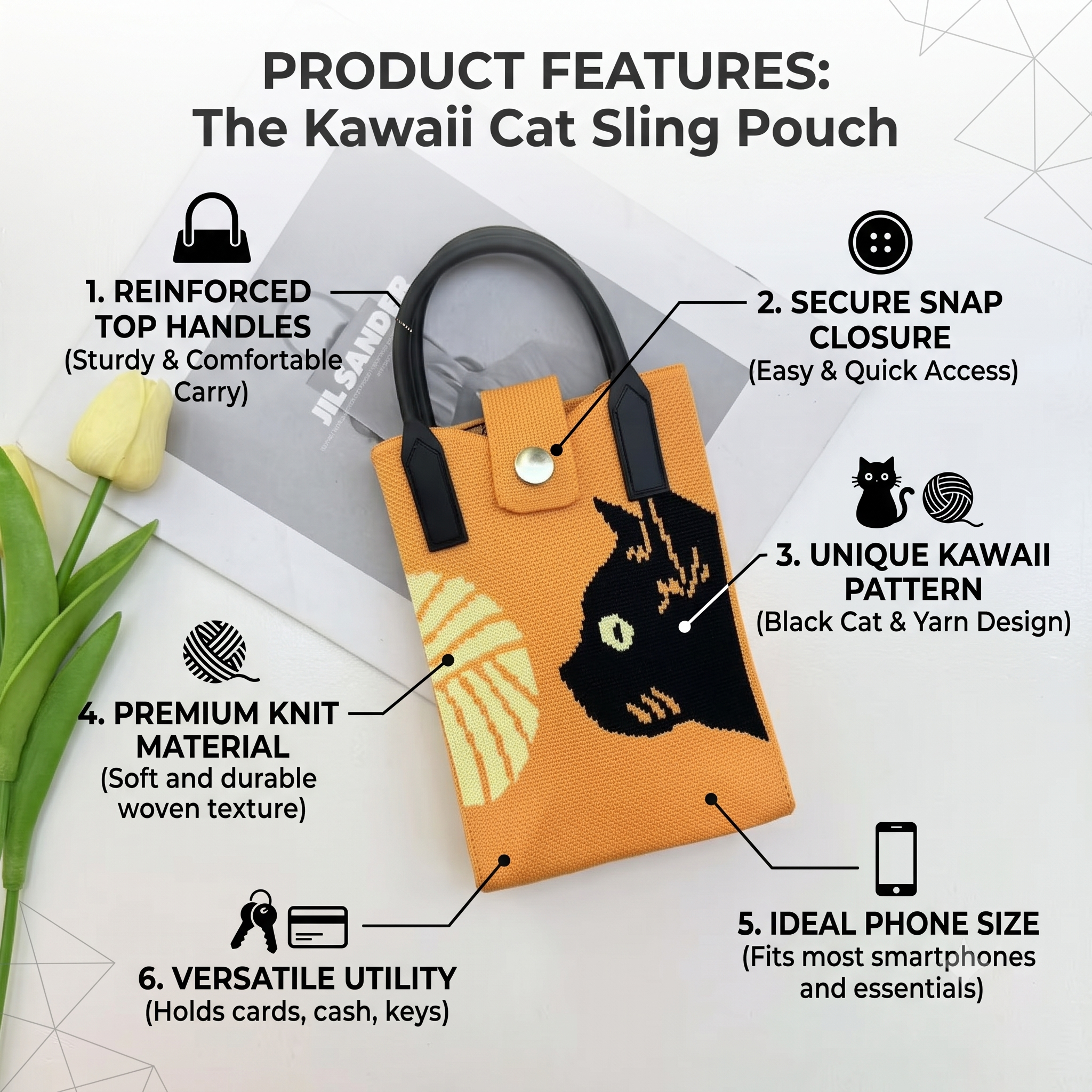 Kawaii Korean Mobile Sling bag | Buy 1 Get 1 FREE